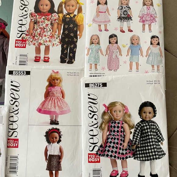 18 in doll patterns bundle - Picture 2 of 8